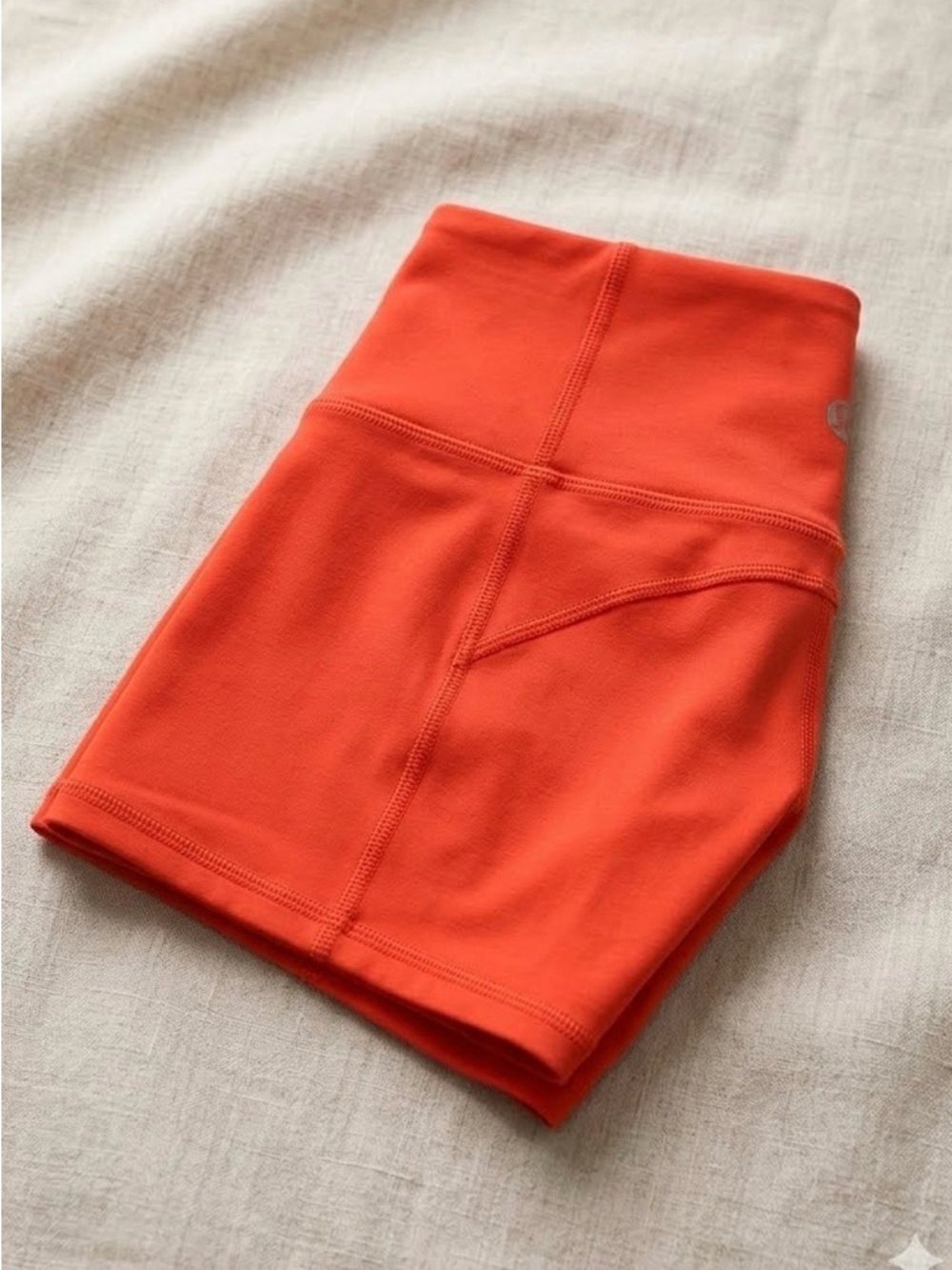 Lululemon Orange Women’s Athletic Shorts size 0